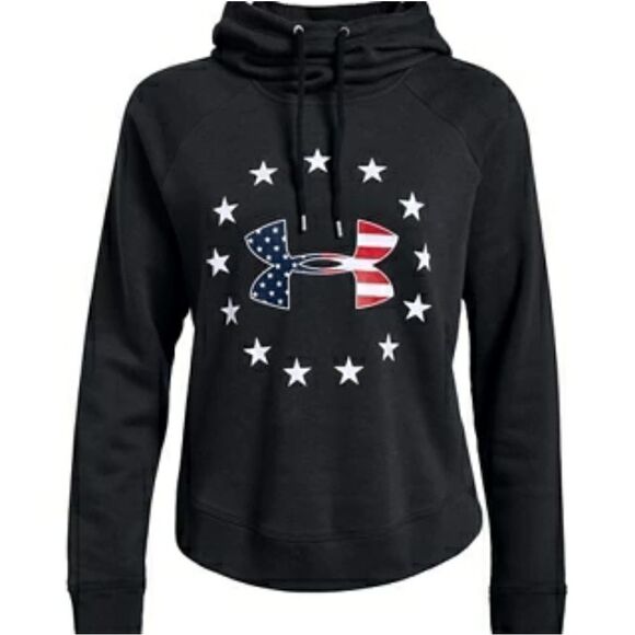 Under Armour UA Freedom USA Patriots Hoodie Womens - Picture 6 of 9